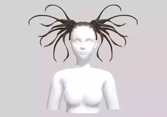 Ponytails Windy Hairstyle V26901 