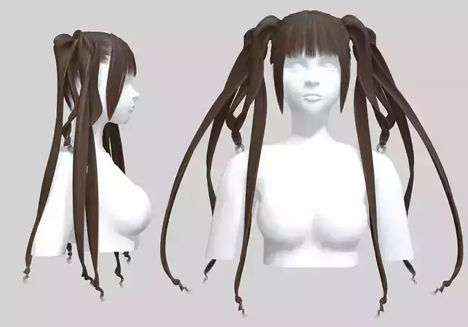 Ponytails Straight Hairstyle V21353 
