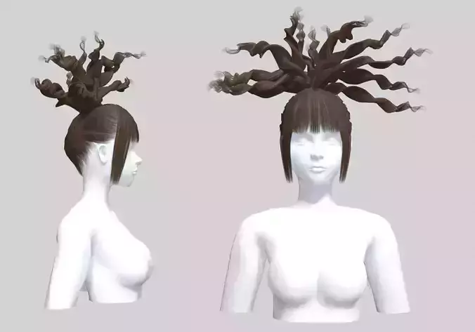 Ponytail Wild Hairstyle V27416 