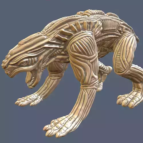 Alien Animal High Poly