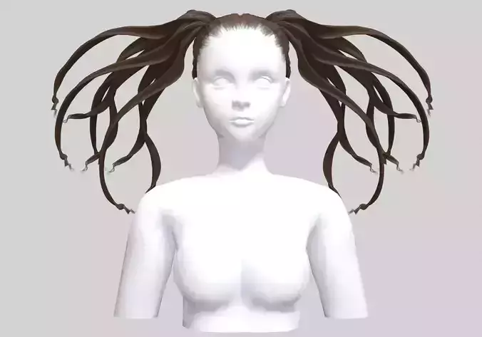 Pigtails Windy Hairstyle V26901 