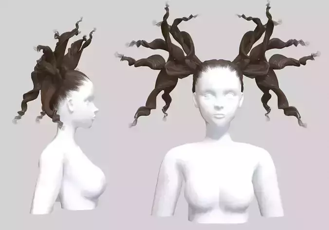 Female Crazy Hairstyle V24561 