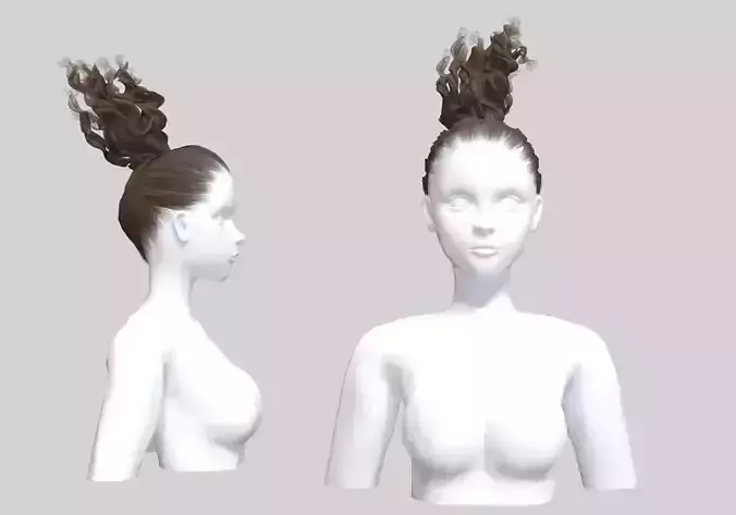 Curly Up Hairstyle V22434 