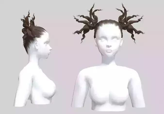 Curly Ponytails Hairstyle V24561 