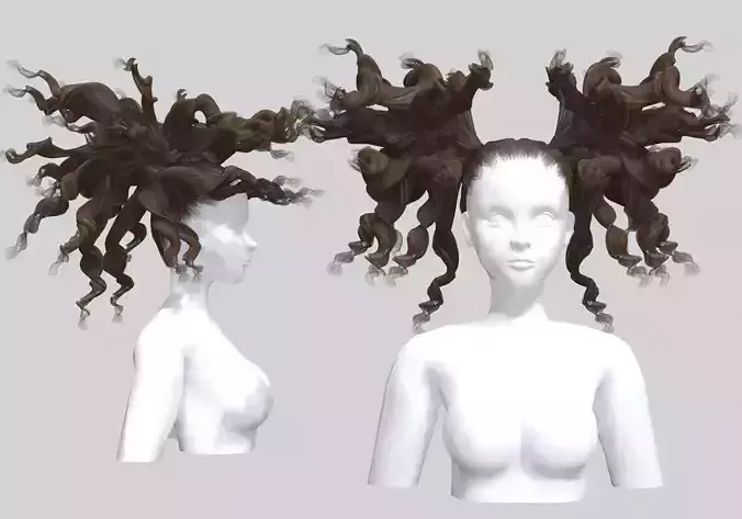 Big Wild Hairstyle V69021 