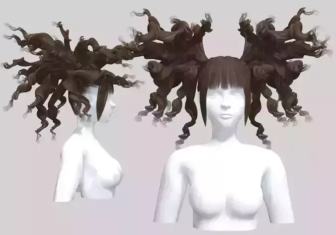 Big Crazy Hairstyle V70493 