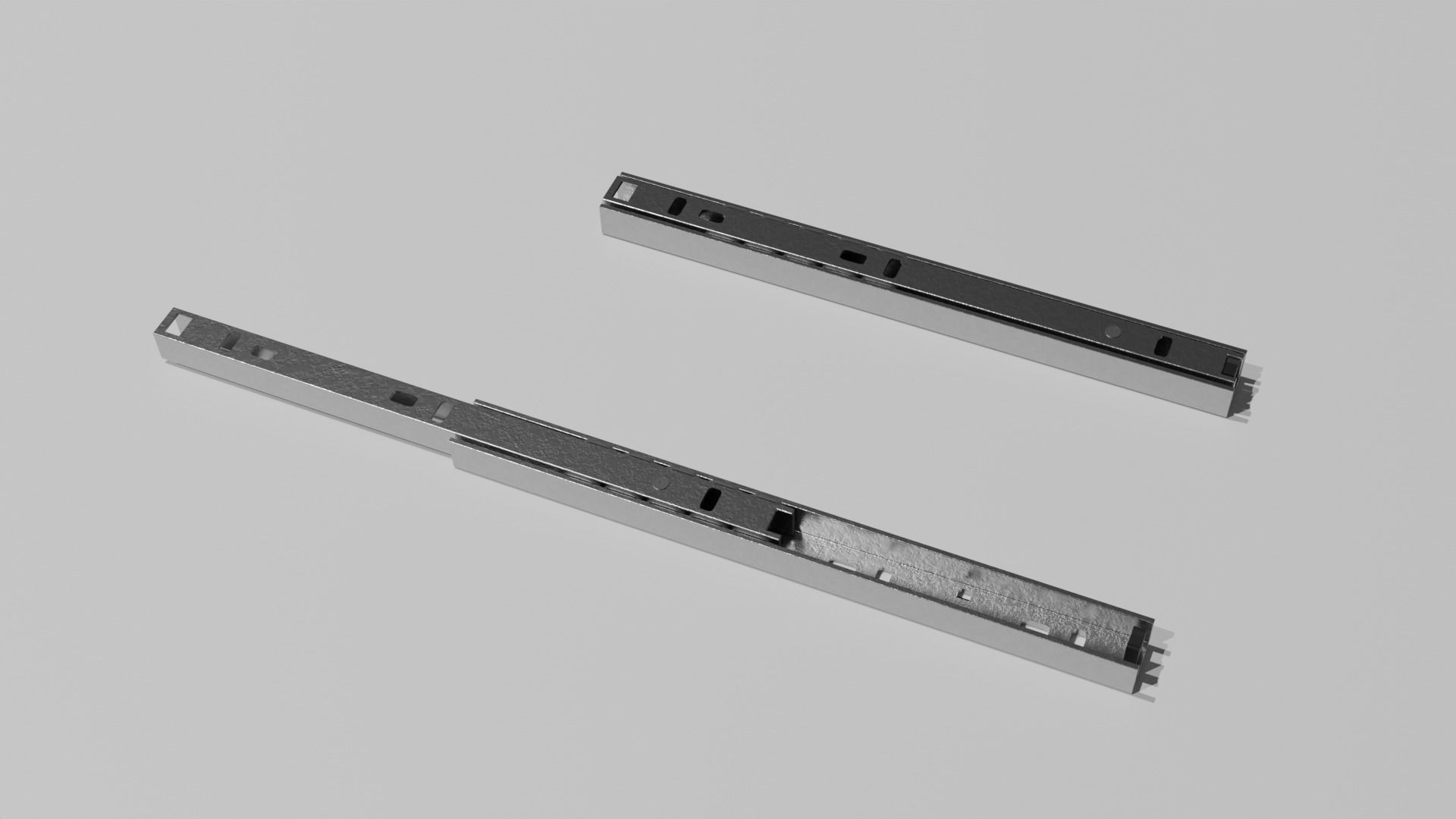 Drawer Slides 3D model_1
