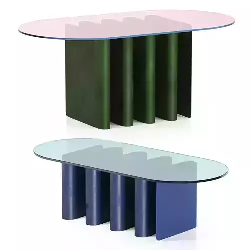 Tavolo2 and tavolino2 tables set By Pulpo