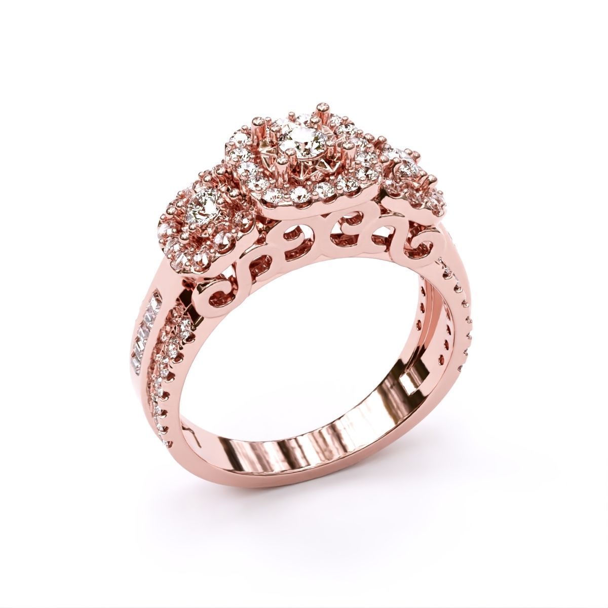 Fancy Ring 3D print model_6