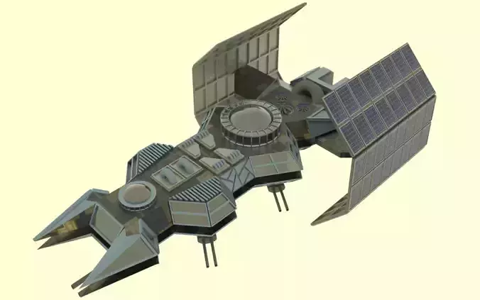 Antonov An - 800 Spaceship  Low-poly 3D model