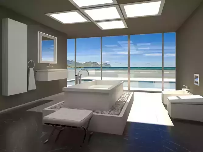Bathroom 19 3D model
