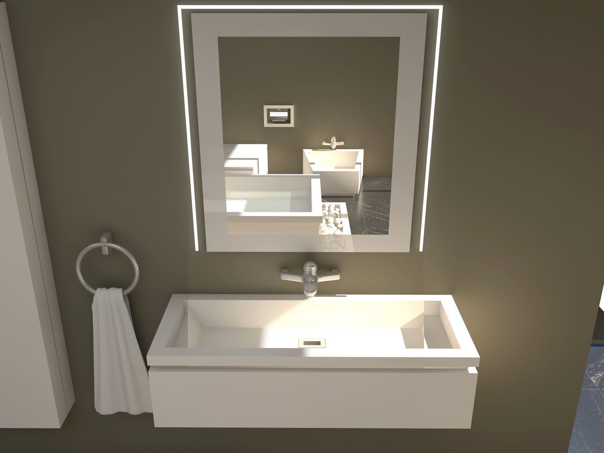 Bathroom 19 3D model_4