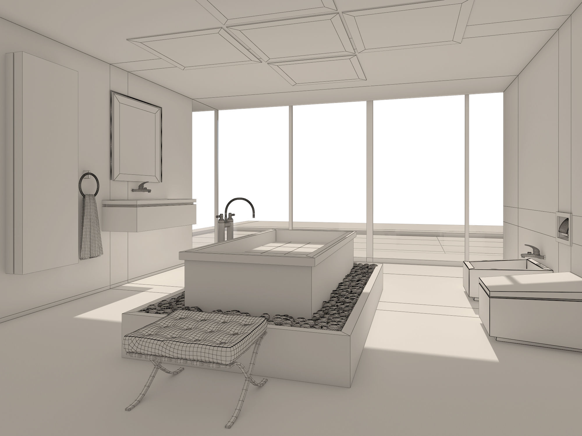 Bathroom 19 3D model_6