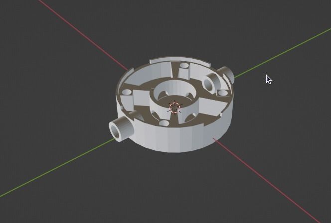 Round Ant Nest 3D print model_1