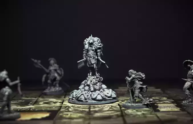 Kingdom Death Monster - Butcher Base 3D print model 3D print model