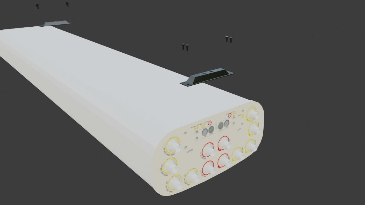 5G passive antenna ASI4517R3v06 Low-poly 3D model_2