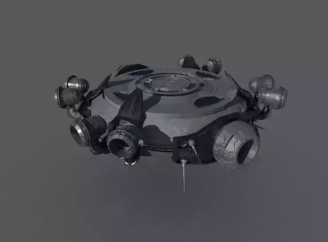 Mothership spaceship 3D model