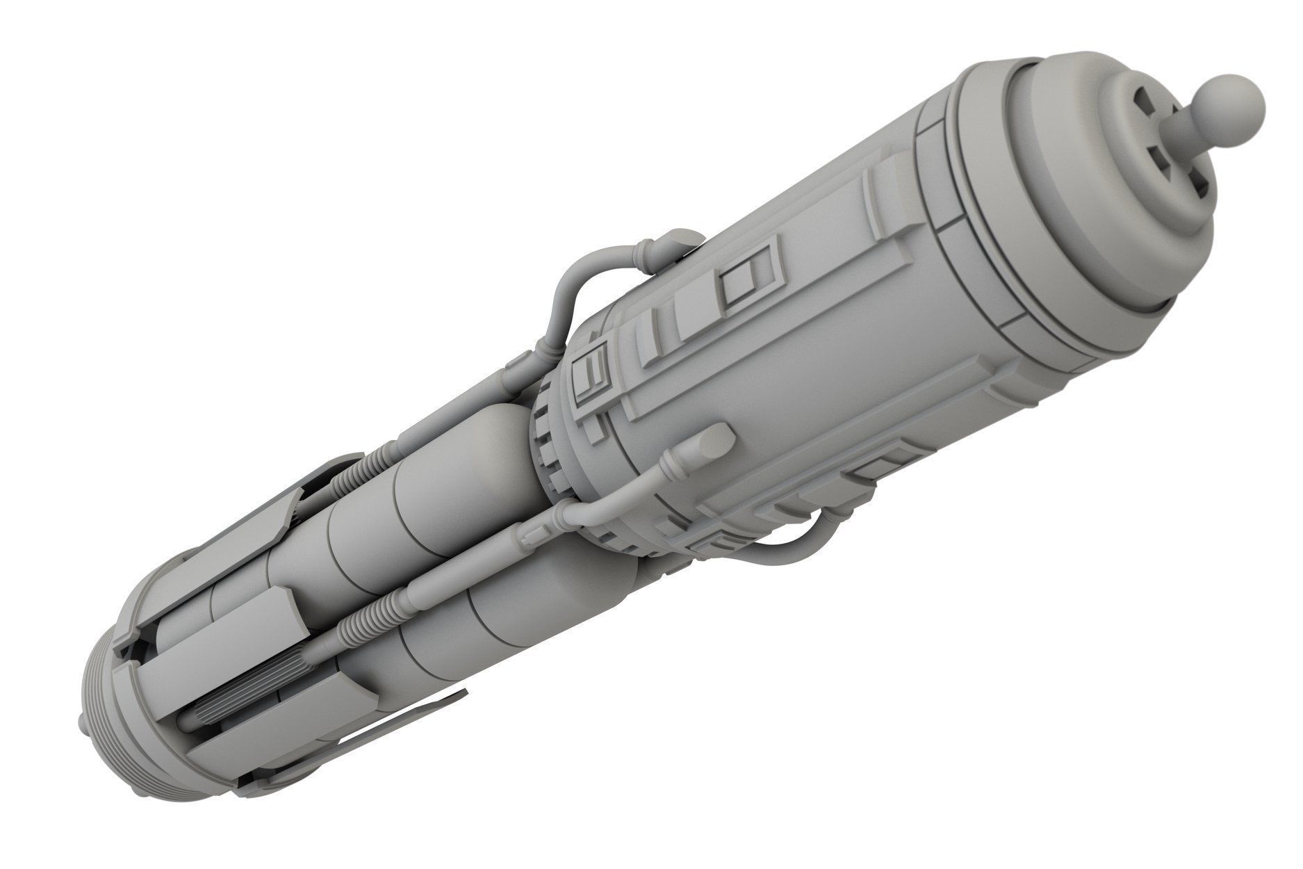 Custom Fuel Tanks for Master Grade Gundam Kits and Mecha Models 3D print model_5