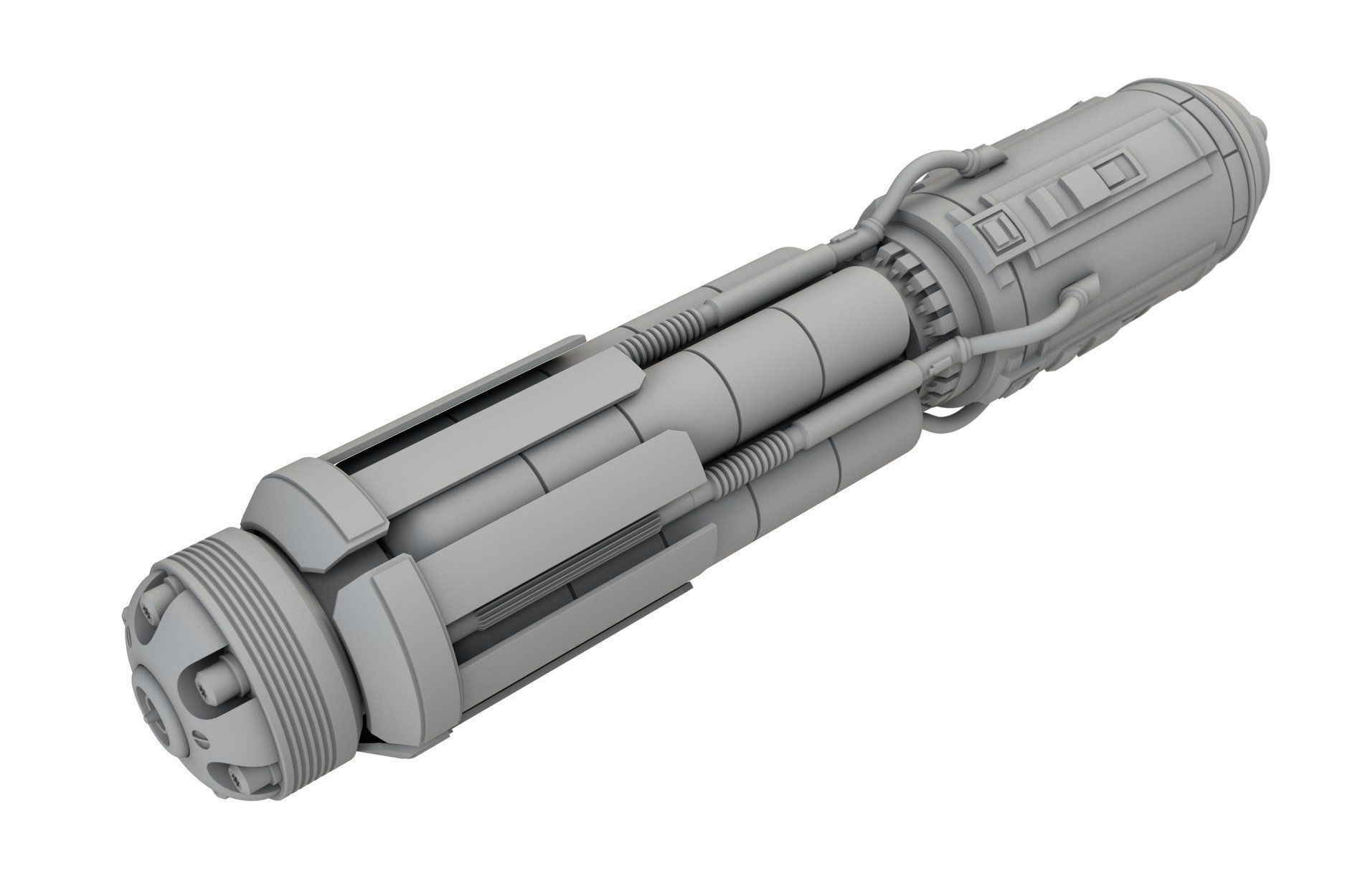 Custom Fuel Tanks for Master Grade Gundam Kits and Mecha Models 3D print model_4