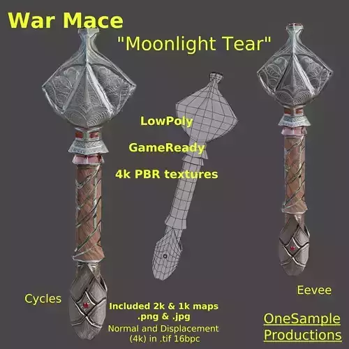 War Mace SoulSiphon Game Ready