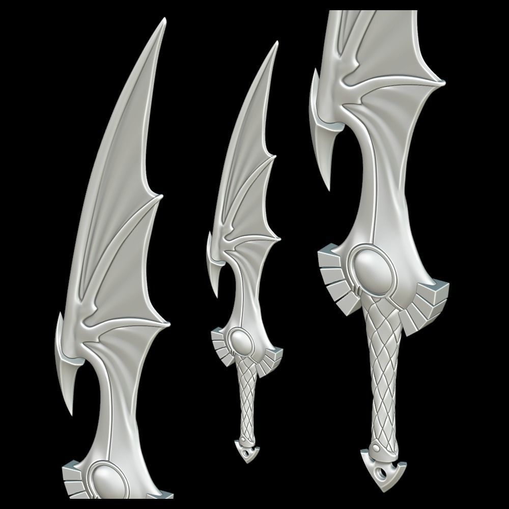 Soul Eater Sword 3D print model_6
