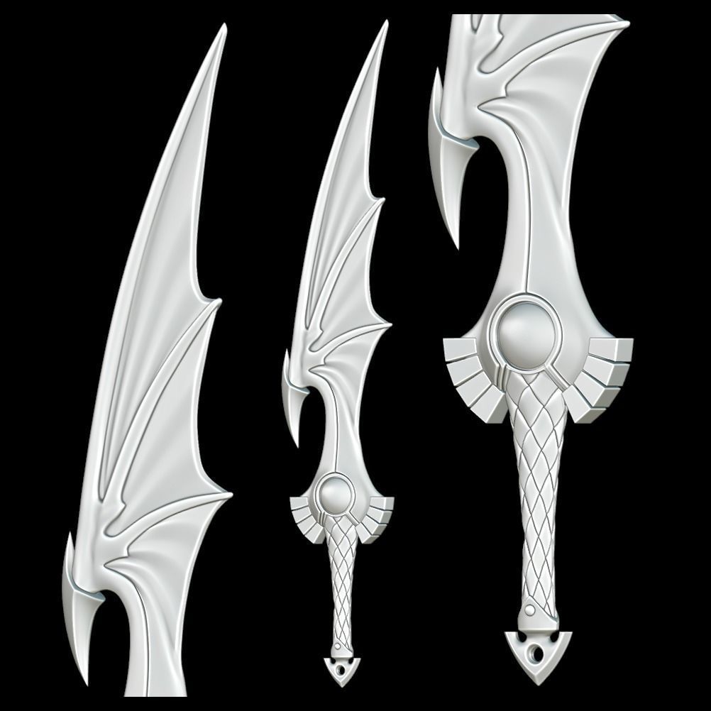 Soul Eater Sword 3D print model_4