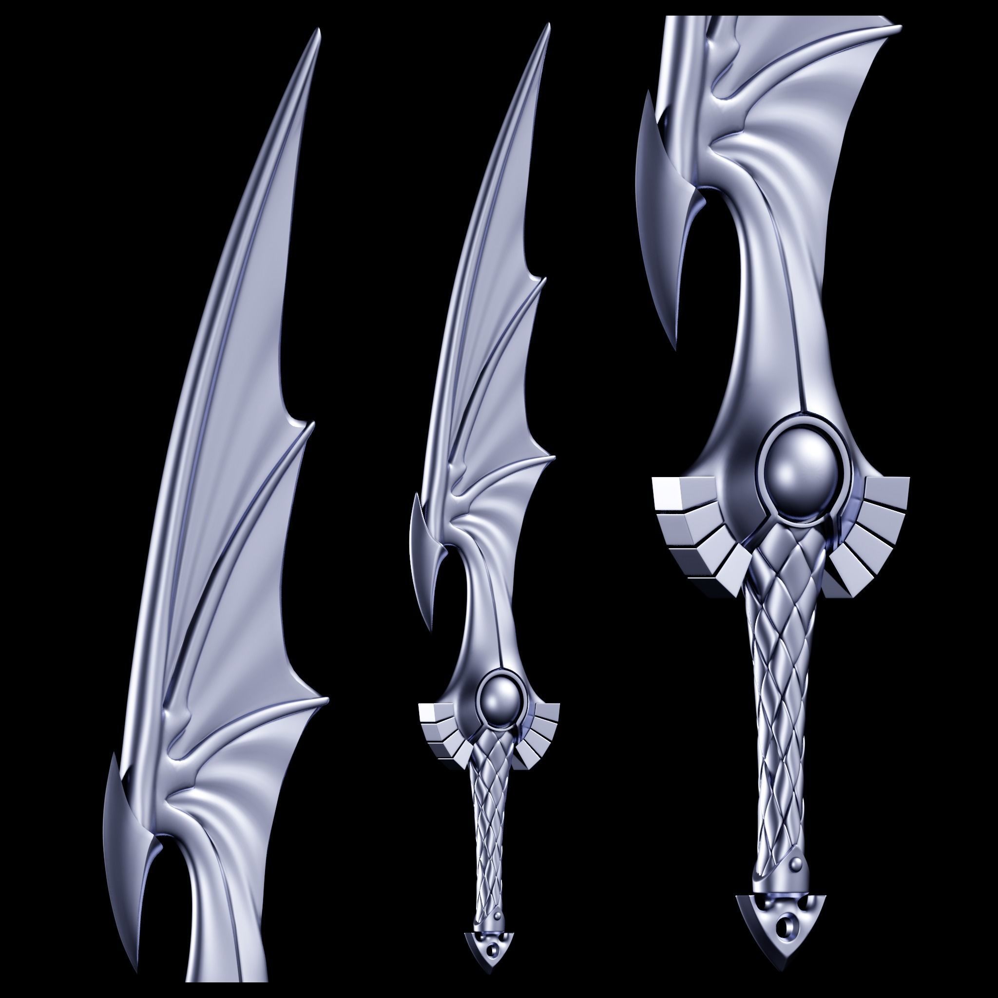 Soul Eater Sword 3D print model_2