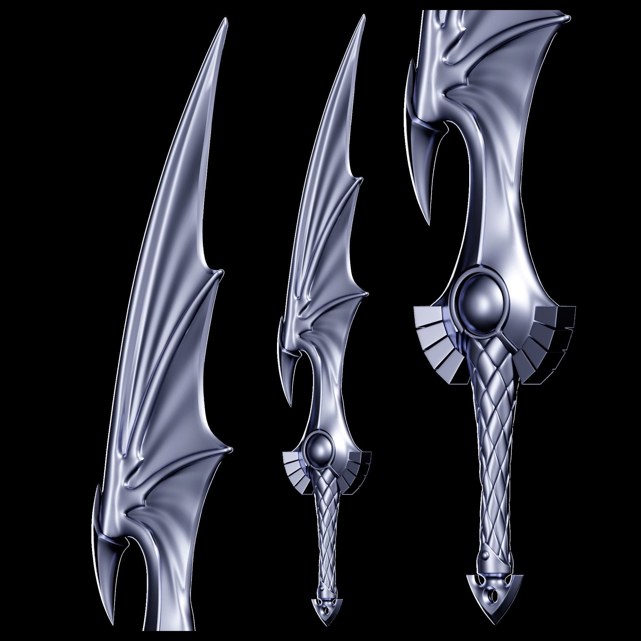 Soul Eater Sword 3D print model_1