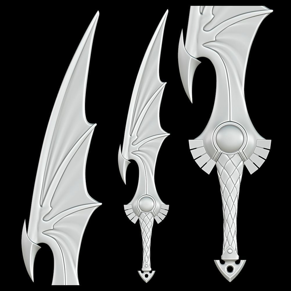 Soul Eater Sword 3D print model_3