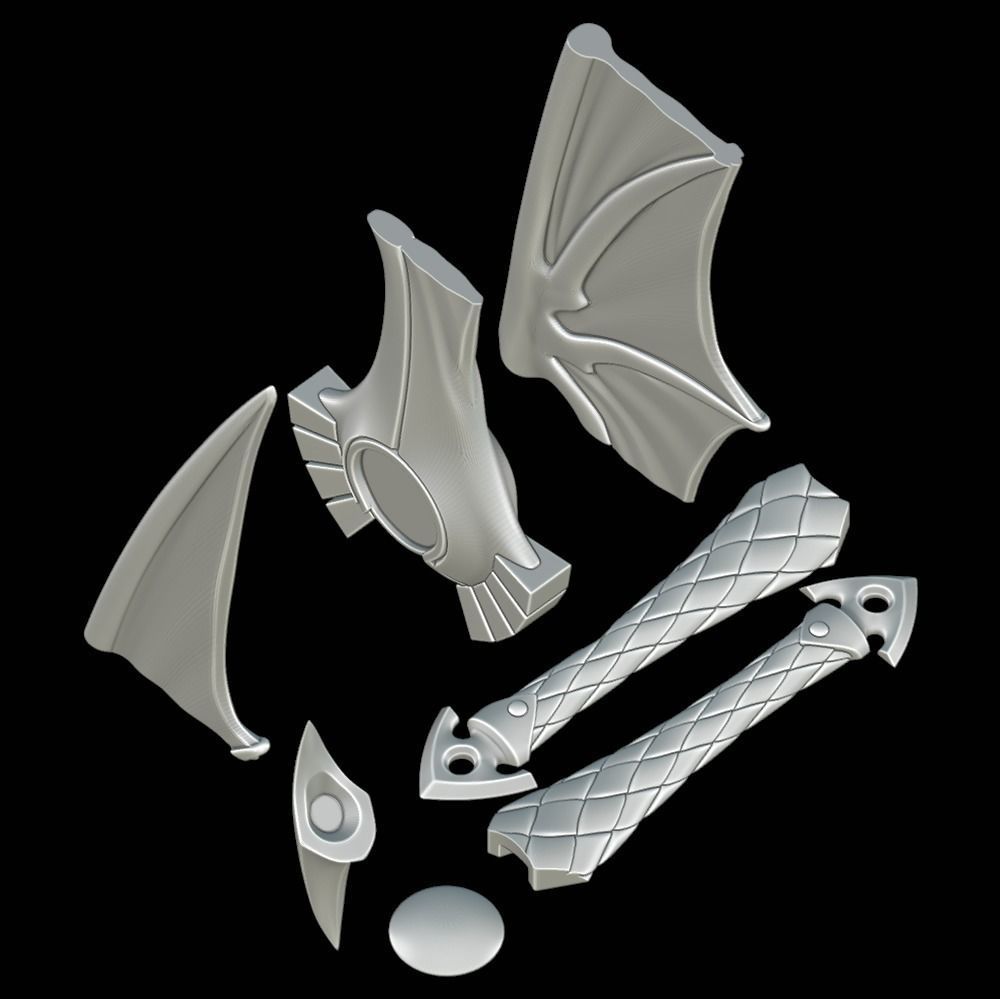 Soul Eater Sword 3D print model_7