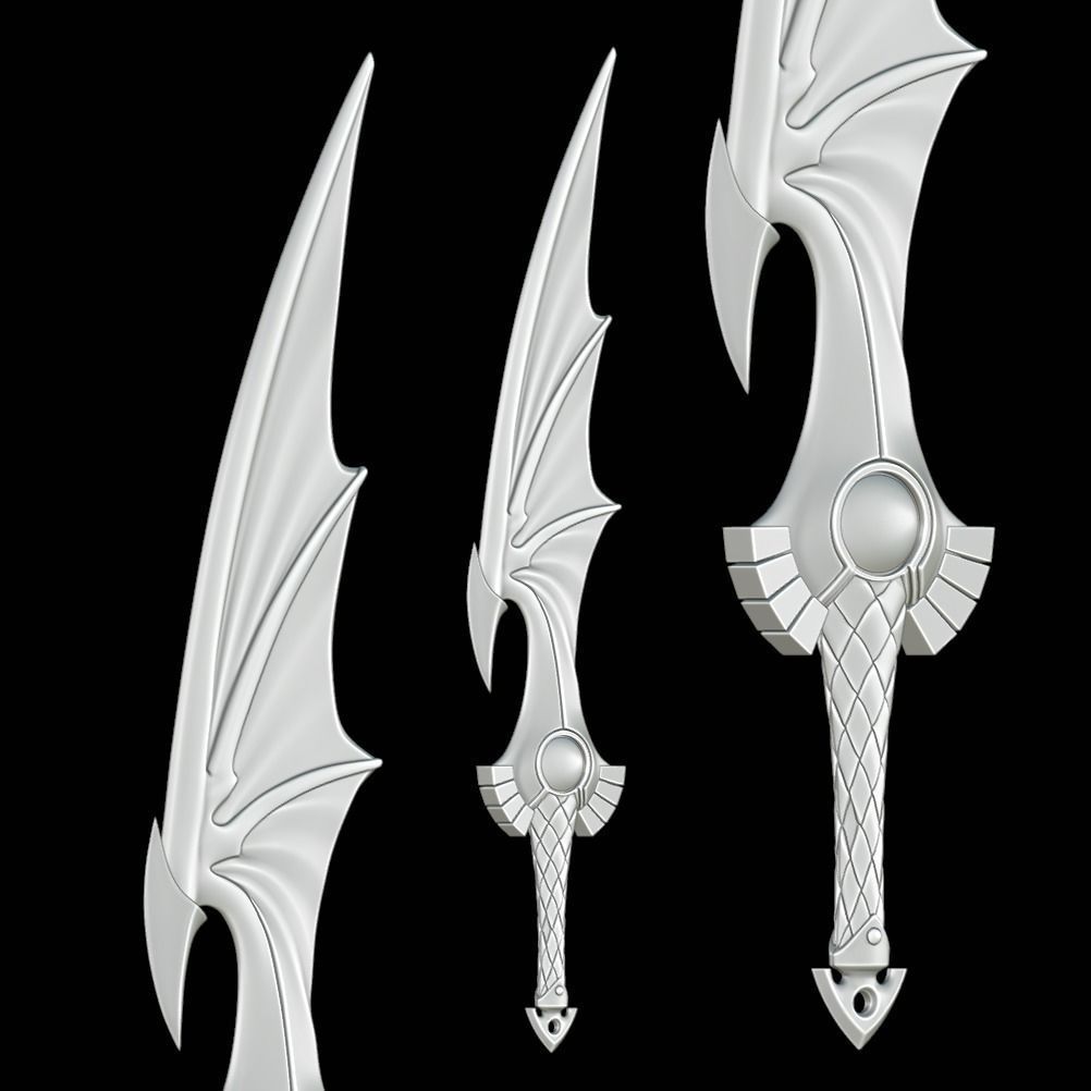 Soul Eater Sword 3D print model_5
