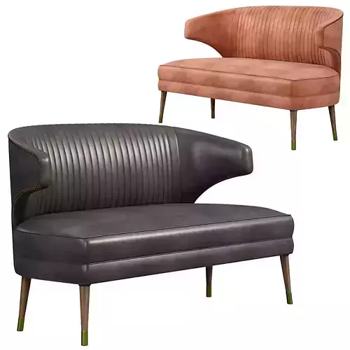 Ibis sofa by BRABBU Low-poly 3D model