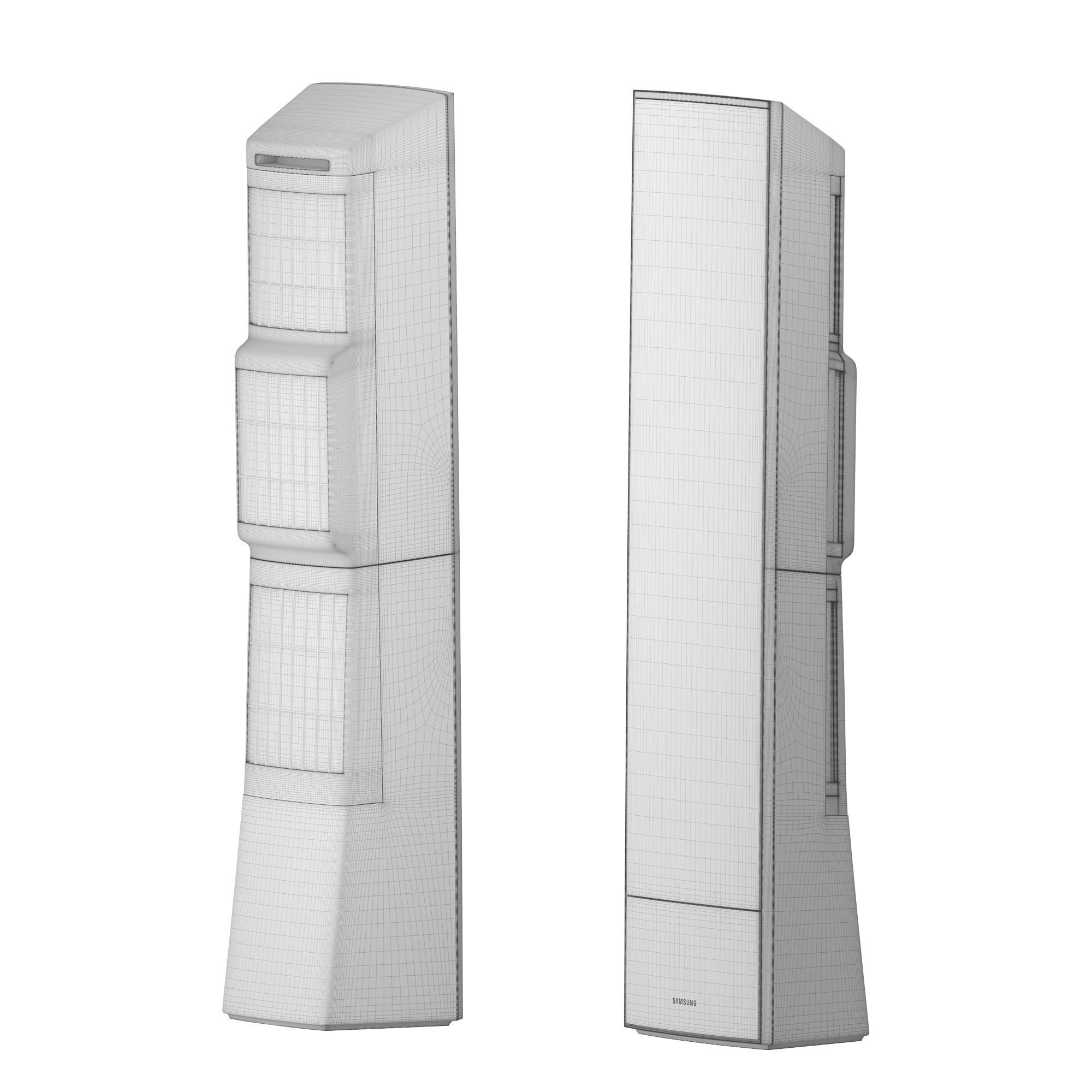 Samsung Bespoke Windfree stand AC 3D model_7