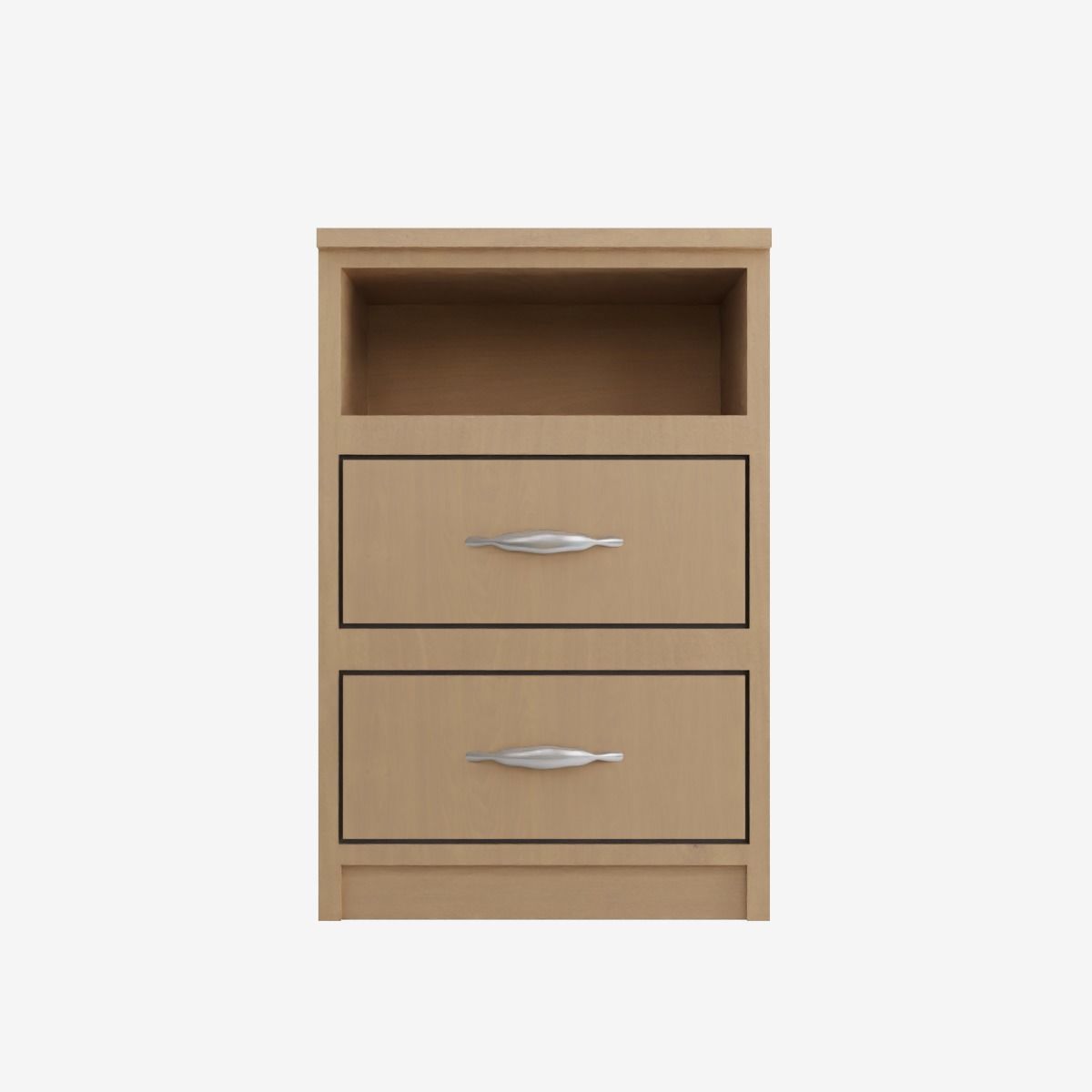 Chest of Drawers Low-poly 3D model_1