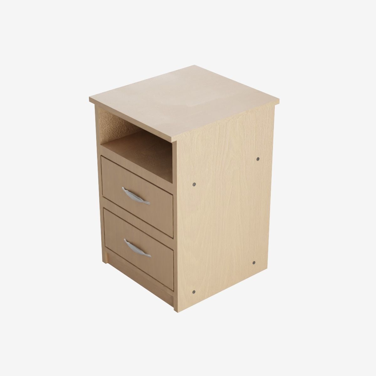 Chest of Drawers Low-poly 3D model_9