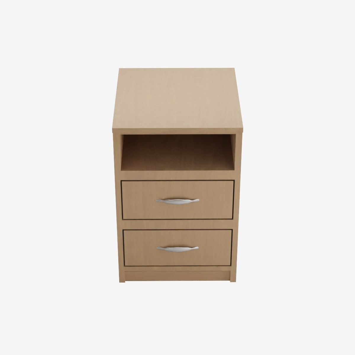 Chest of Drawers Low-poly 3D model_7