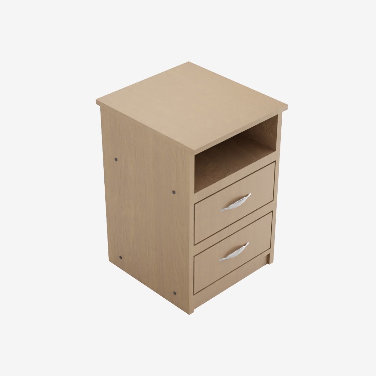 Chest of Drawers Low-poly 3D model_6