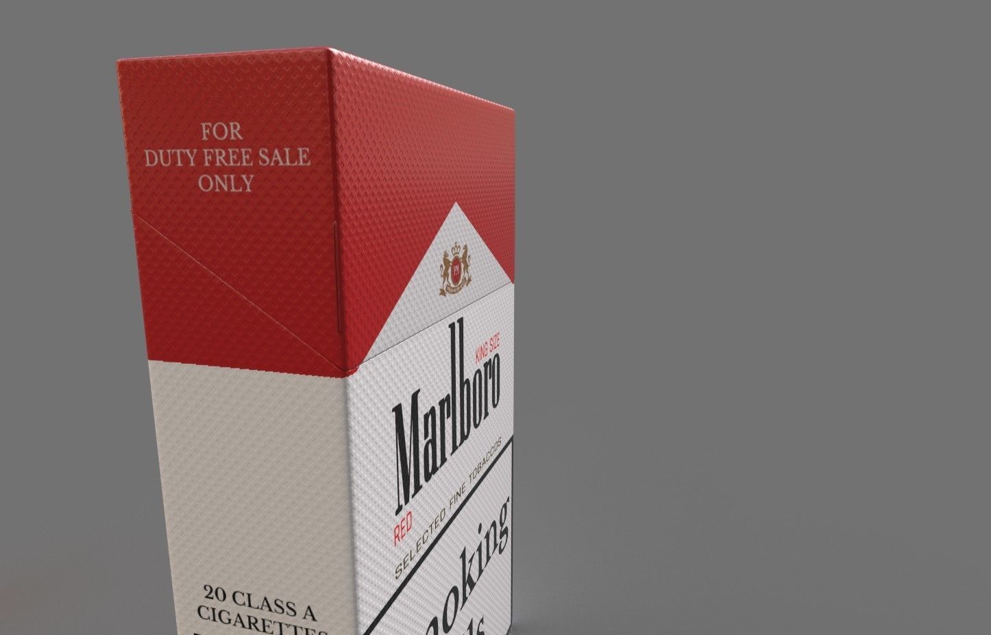 Marlboro cigarettes Low-poly 3D model_8