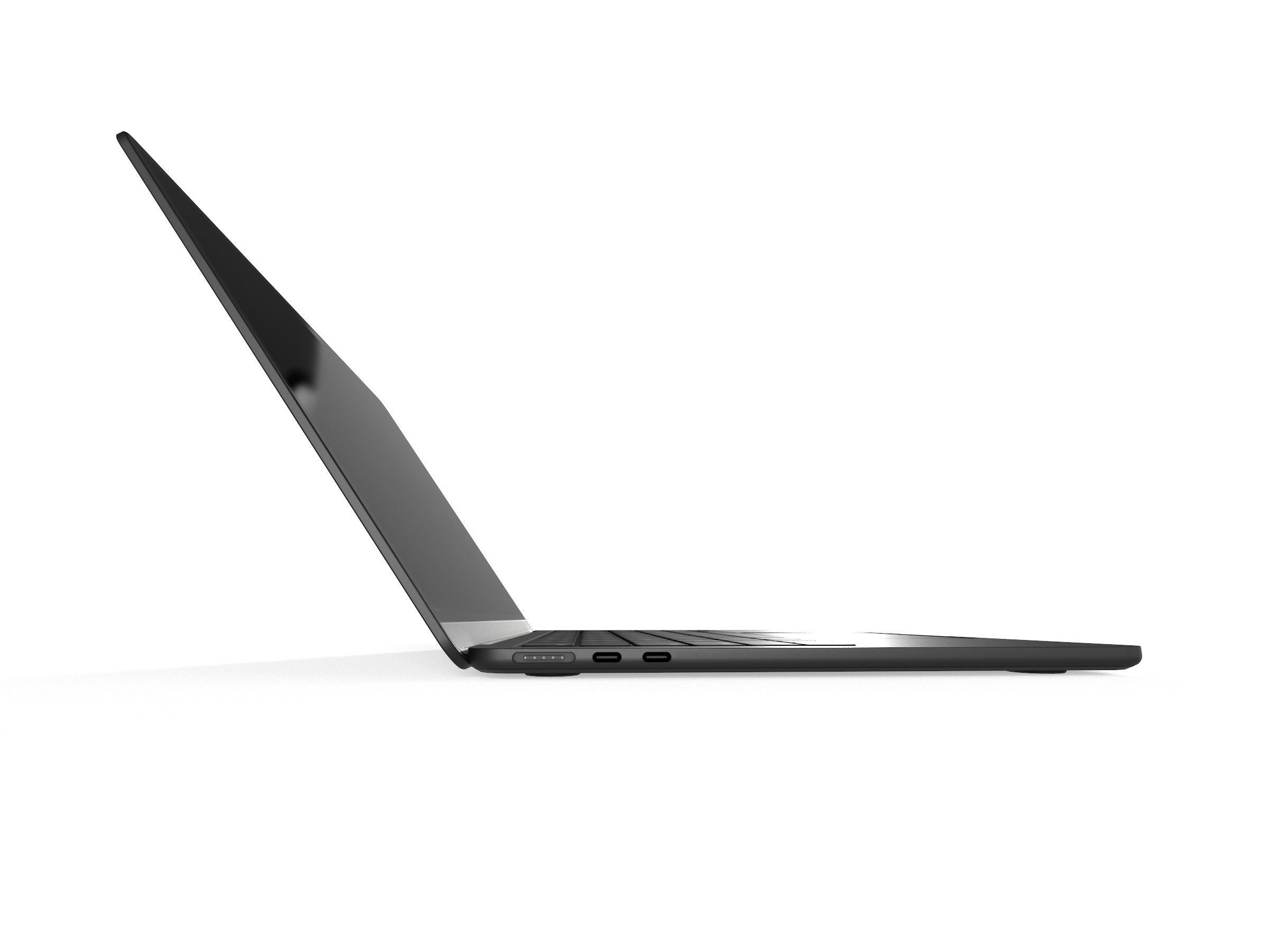 2022 MacBook Air M2 game asset Low-poly 3D model_6