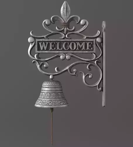 Garden Hanging Door Bell with Welcome