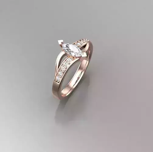 Solitaire Wedding Engagement Women Ring