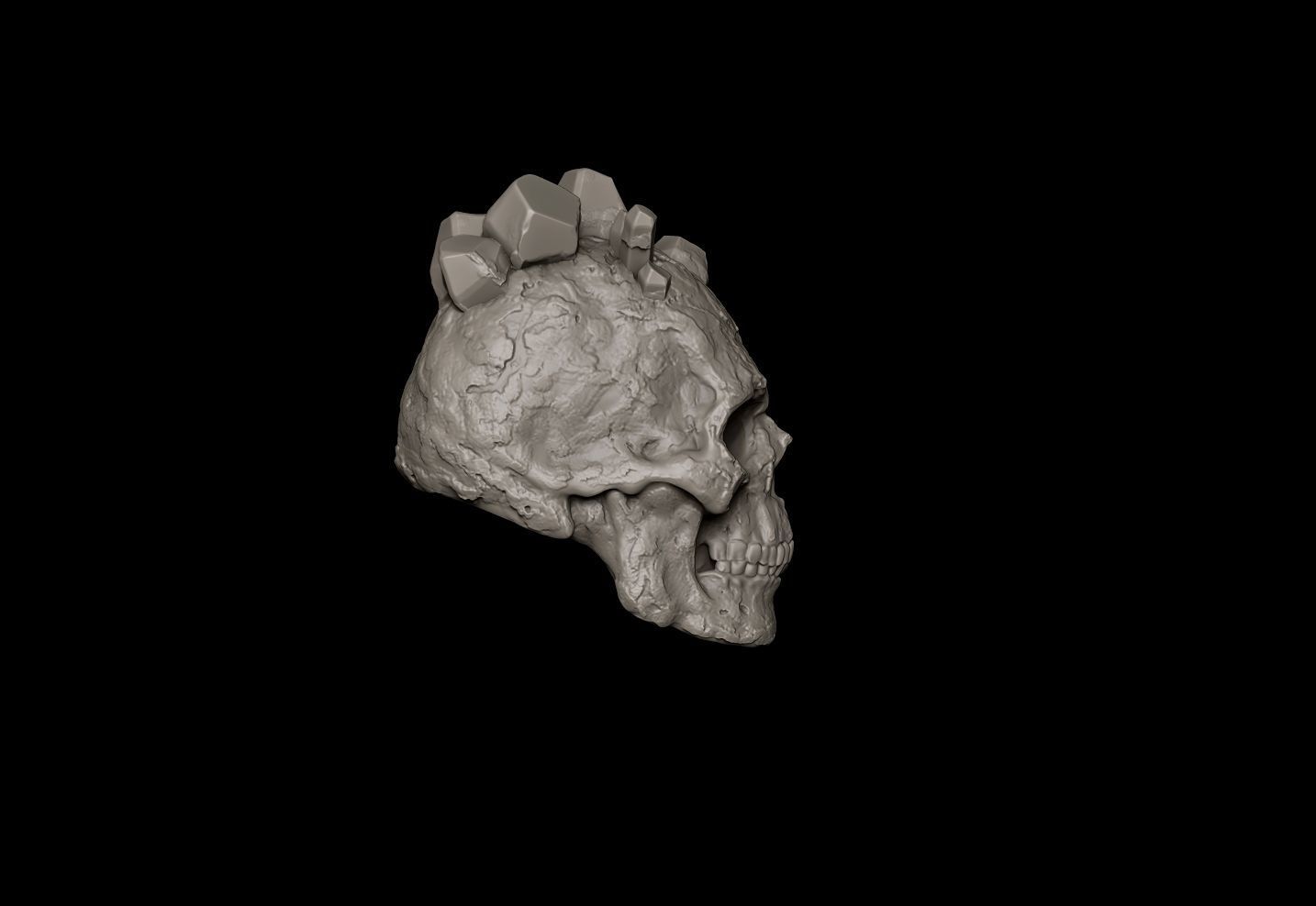 SKULL CRYSTAL FROST 3D print model_3