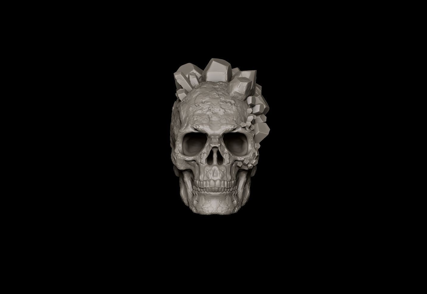 SKULL CRYSTAL FROST 3D print model_1