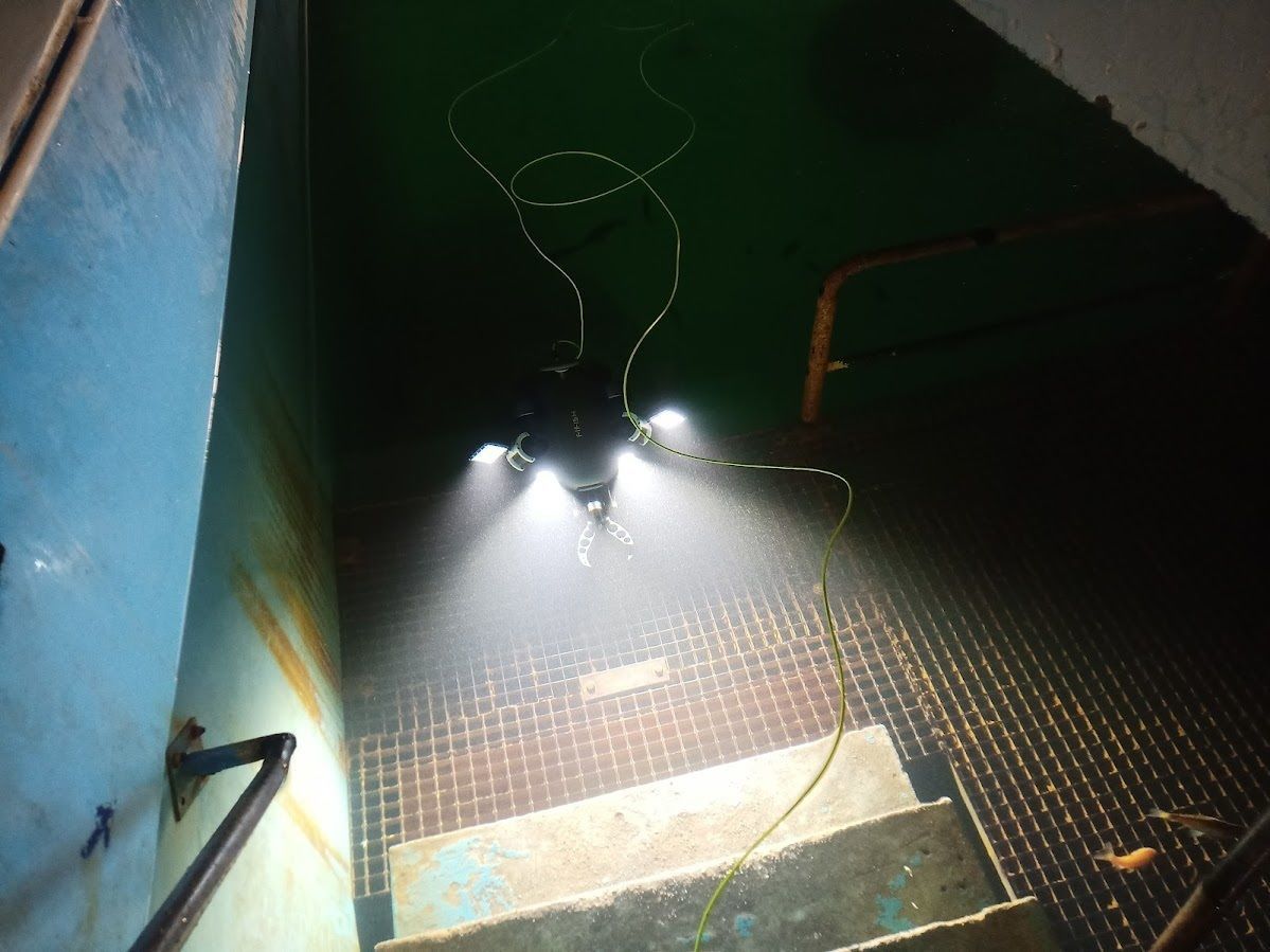 QYSea Fifish V6 Thruster Protector Mounts for GoPro and lights 3D print model_3