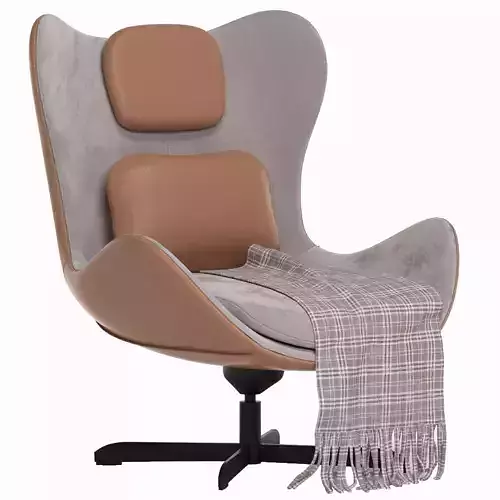 lazy armchair 3D model