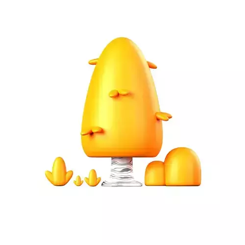 tree autumn lowpoly illustration