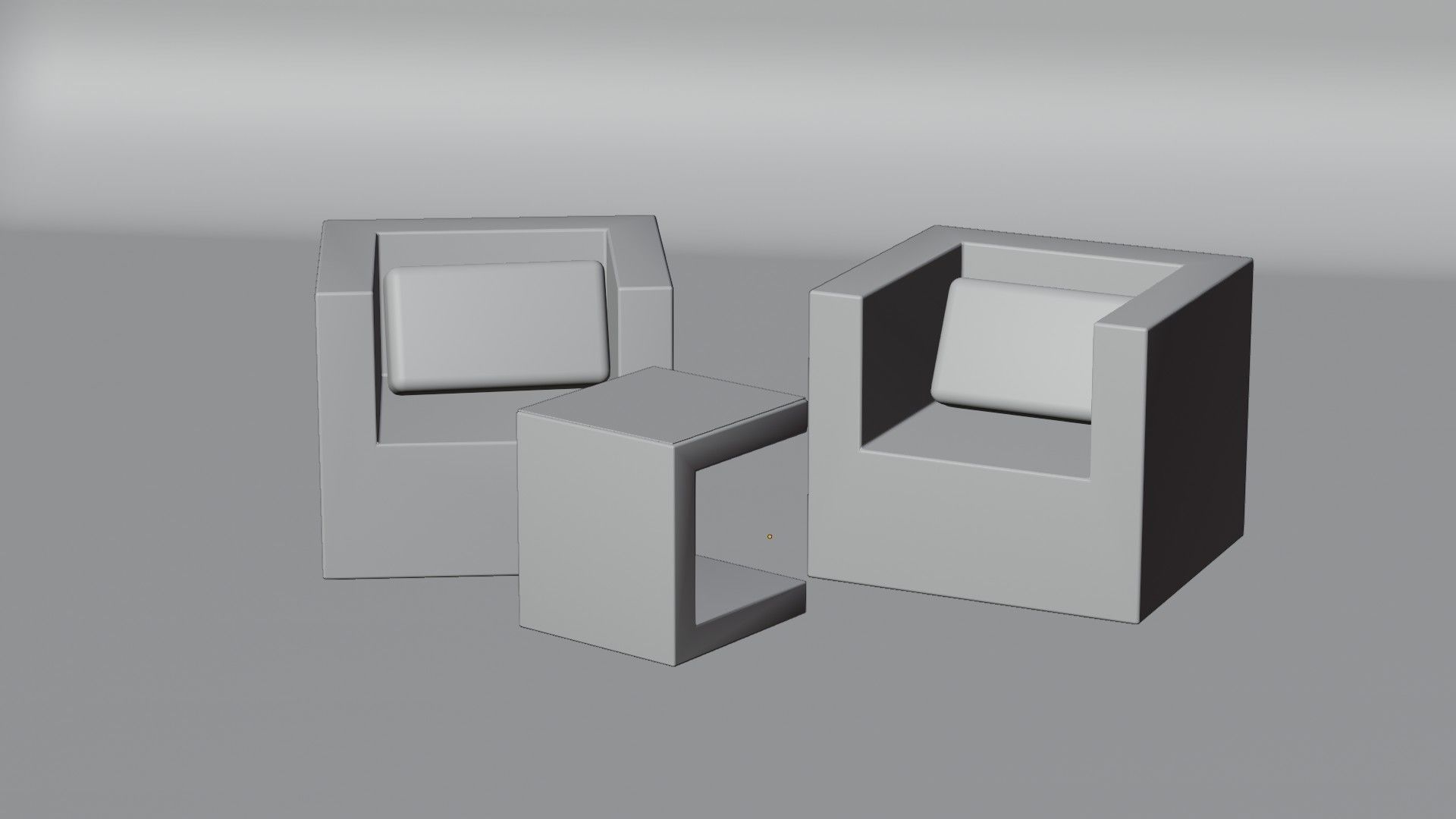 Rattan Garden Furniture Set 3D model 3D model_8