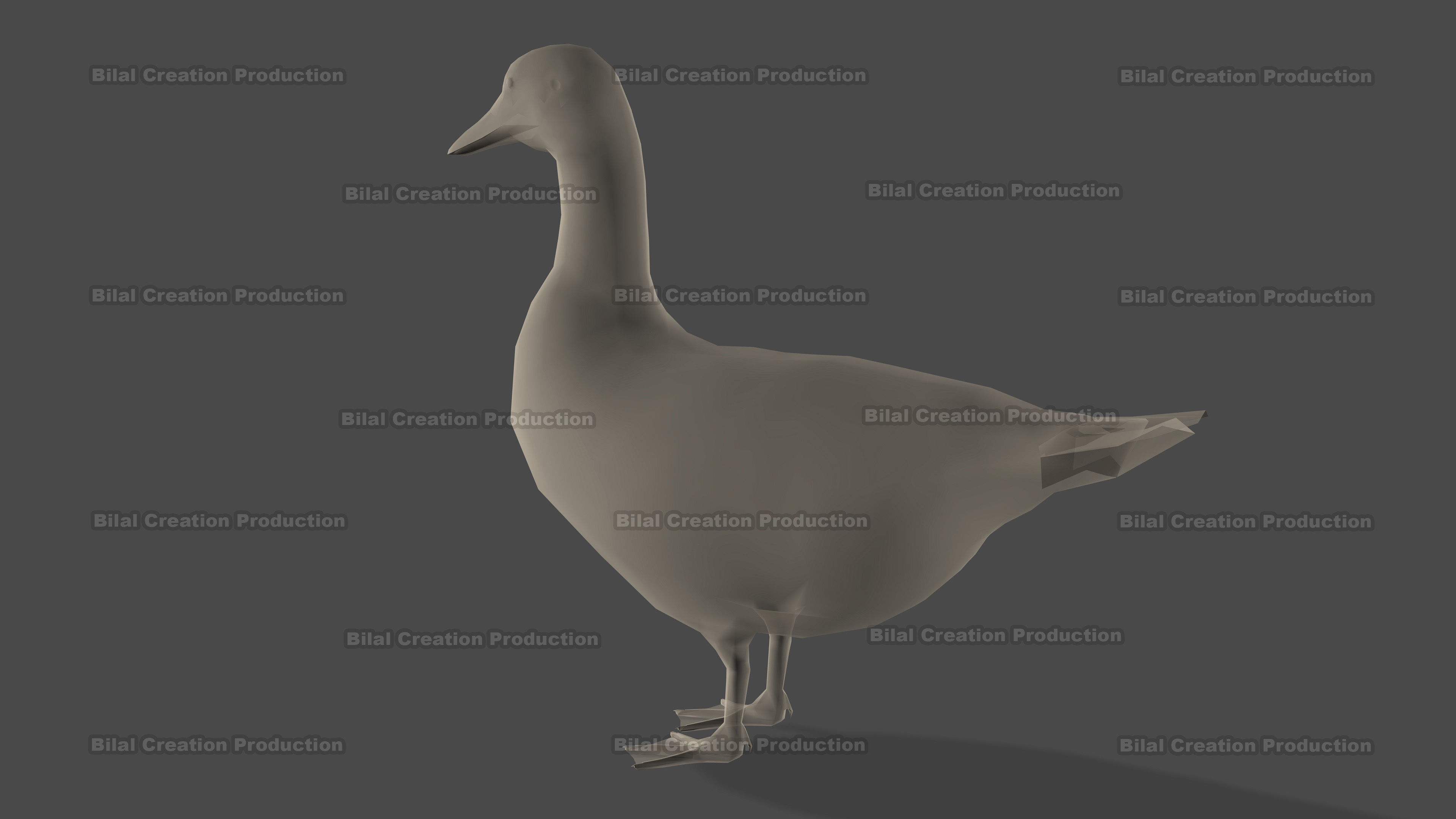 DUCK MALE ANIMATED Low-poly 3D model_18