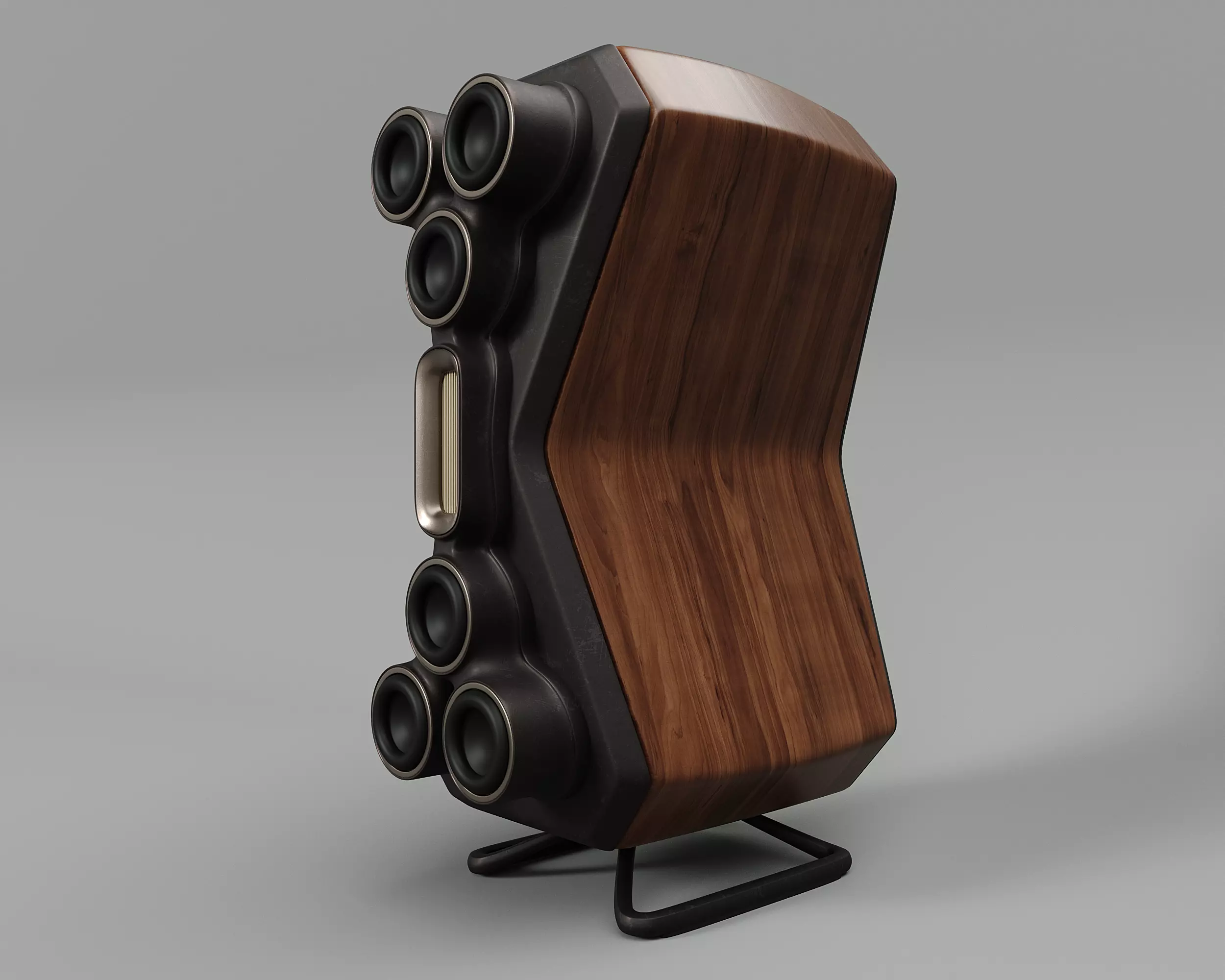 Audio Speaker Bookshelf  3D model_0