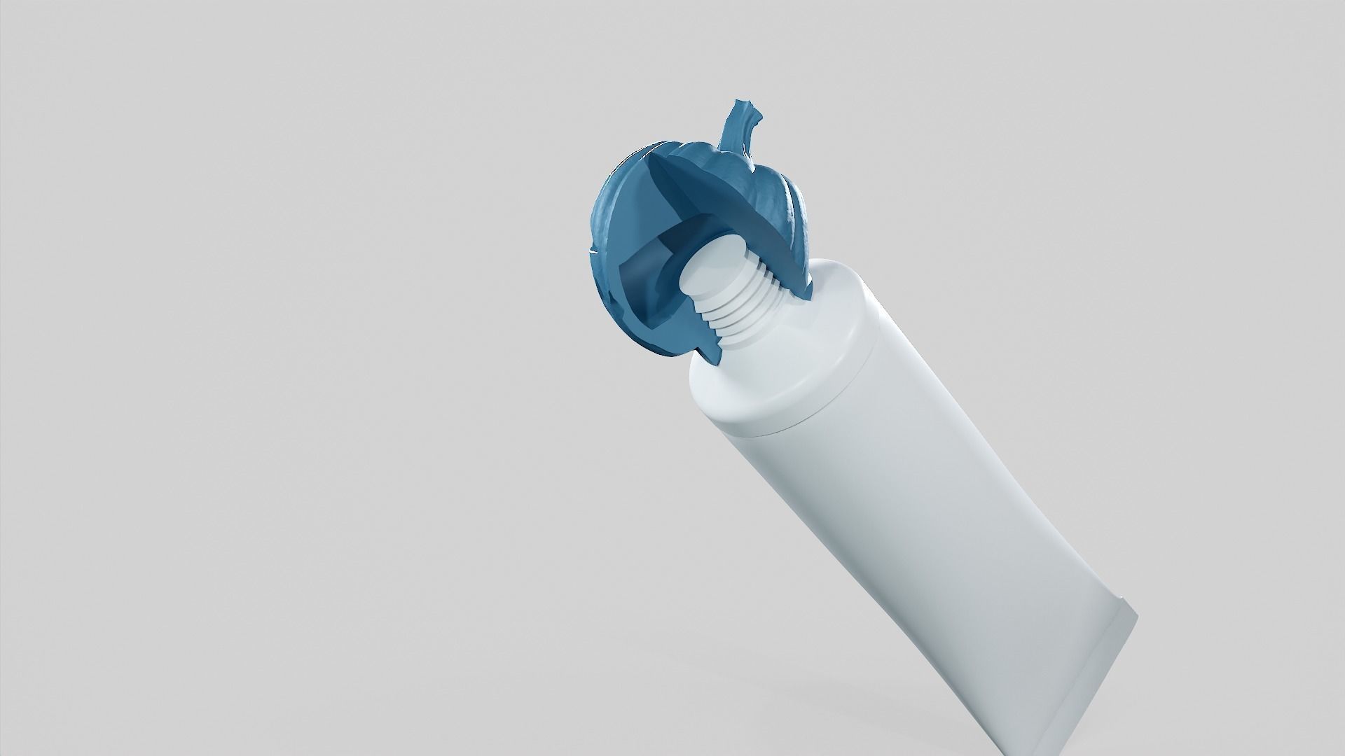 Pumpkin - Toothpaste Cup 03 STL 3D print model_41